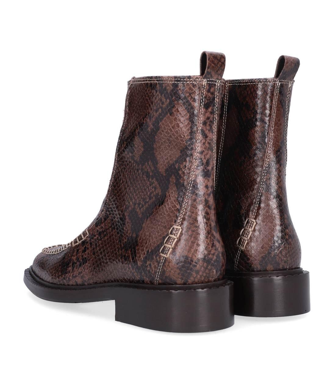 B1183 Støvler - Brown Akyra Snake 36